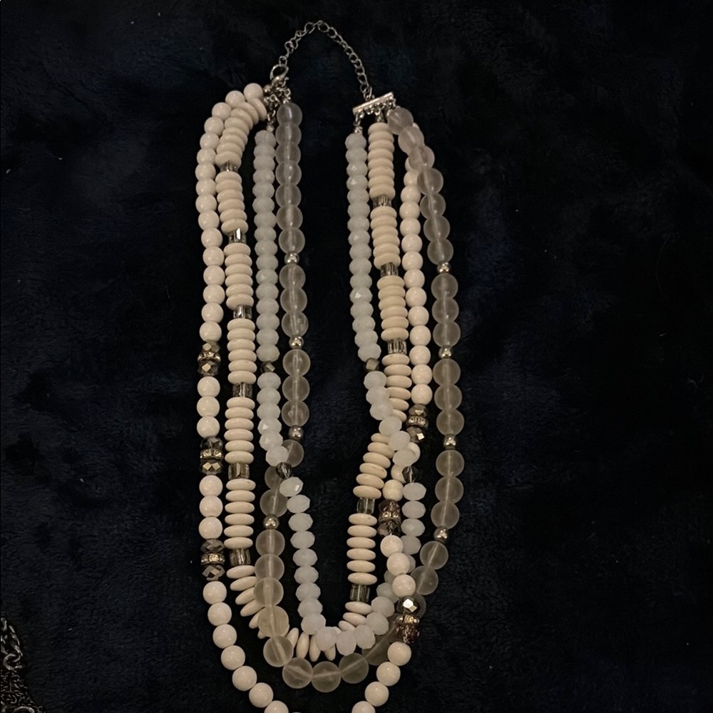 Multi-Strand Beaded Necklace
